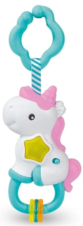 Baby Clementoni Ηλεκτρονική Κουδουνίστρα Μονόκερος (1000-17333)