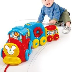 Baby Clementoni Disney Baby Mickey Τρενάκι Pull Along (1000-17168)
