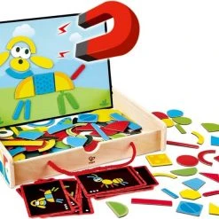 Hape Ξύλινα Μαγνητικός Πίνακας Βαλιτσάκι Σετ 105 τεμαχίων (E1631)