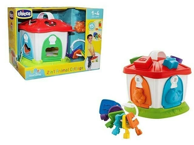 Chicco 2 Σε 1 Εξοχικό Με Ζωάκια Και Κλειδιά (09610-00)