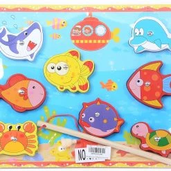 Blue Toys Επιτραπέζιο Παζλ Με Μαγνήτες Ψαράκια (MKK205296)