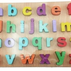 Blue Toys Ξύλινο Παζλ Με Την Αγγλική Αλφάβιτο (MKK673863)
