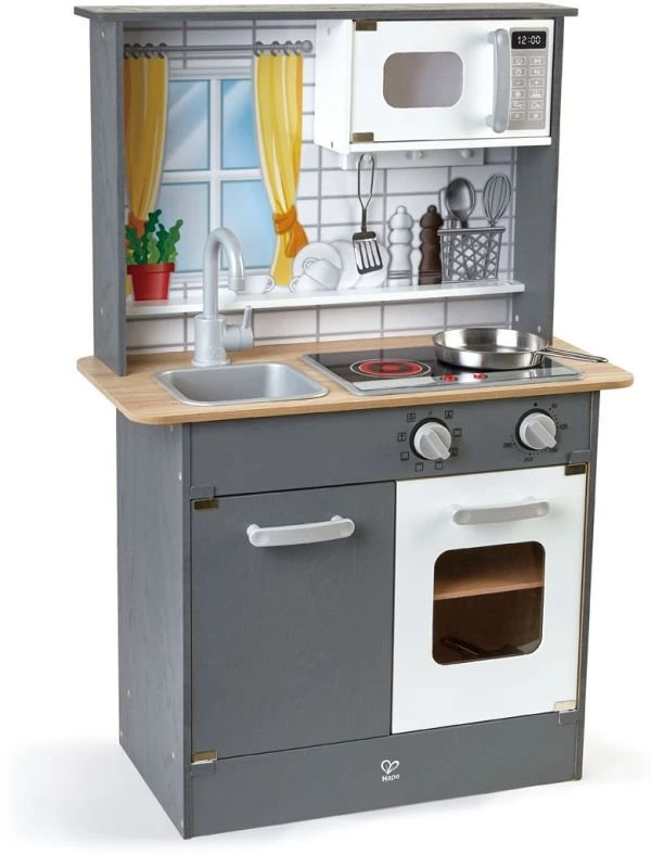 Hape Ξύλινη Κουζίνα Με Φώτα Και Ήχους (E3166)