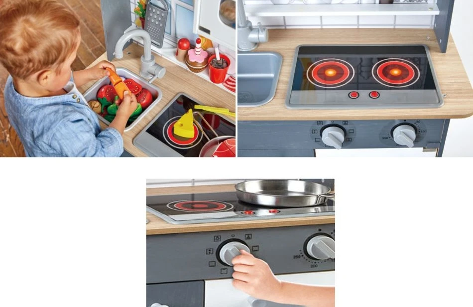 Hape Ξύλινη Κουζίνα Με Φώτα Και Ήχους (E3166) - Image 2