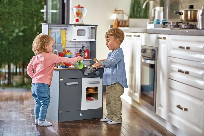 Hape Ξύλινη Κουζίνα Με Φώτα Και Ήχους (E3166) - Image 4