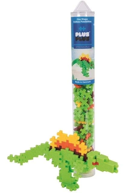 Τουβλάκια Plus Plus Σπινόσαυρος Σε Σωλήνα 100 Τμχ (PLS04238) - Image 3