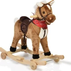 Cangaroo Κουνιστό Αλογάκι Chipper Ξύλινο Με Ρόδες WJ-302 (106085)