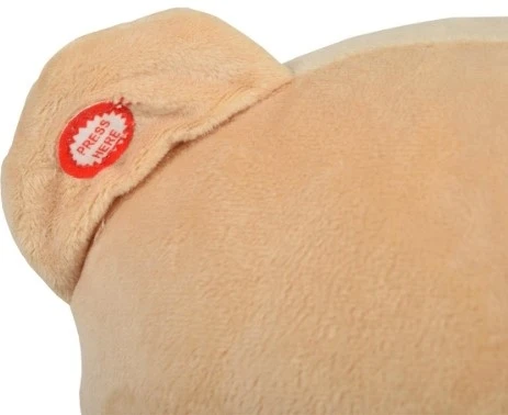 Moni Ξύλινο Κουνιστό Αρκουδάκι Καφέ Με Ήχους (106091) - Image 2