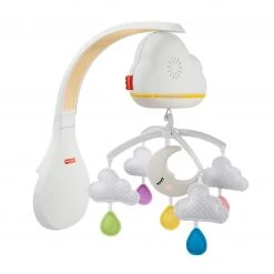 Fisher Price Ονειρεμένα Συννεφάκια – Περιστρεφόμενο Με Αισθητήρα Ανίχνευσης Κλάματος (GRP99)